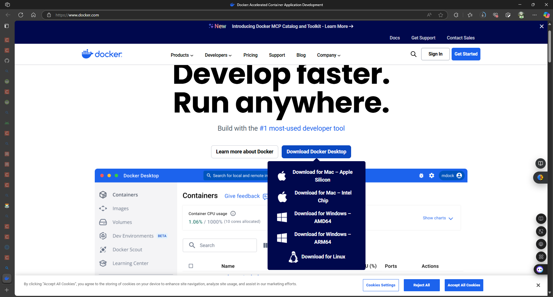 Docker Homepage