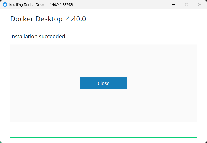 Installation Succeeded